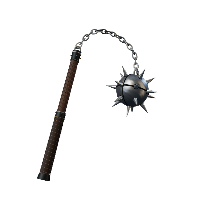 Fléau d’armes, objet représentant le site de Sire Kazarak